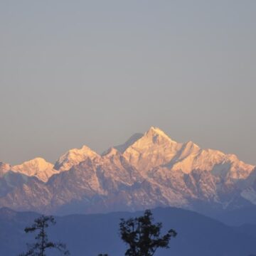 Kanchenjunga From Sillery Gaon