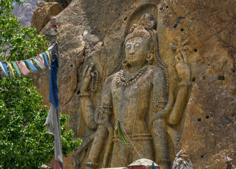 Mulbekh Monastery Idol